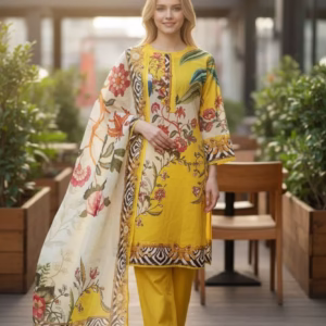 Zamzam Swiss Cotton Lawn Dress