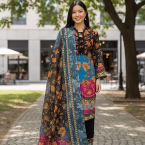 Swiss Cotton Lawn Dress